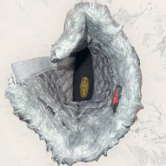 Keen Dry Warm 200 Gram Insulated Waterproof Ivory Gray Snow Boots Women Size 6 - Picture 7 of 11